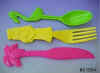 Tropical flatware