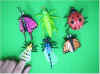 Insect finger puppets